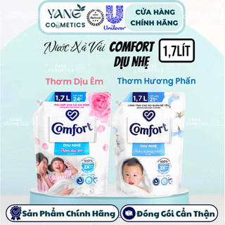  Nước Xả Vải Comfort Dịu Nhẹ Thơm Hương Phấn Thơm Dịu Êm Túi 1,7Lít HÀNG CÔNG TY Full VAT 