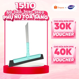 Cây Gạt Nước EVA Đa Năng MyJae Xoay 180 Độ, Chổi Quét Nhà Có Thể Thu Gọn
