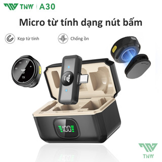  TNW A30 Micro thu âm không dây Micro Cài Áo Không Dây Mic không dây cho android Micro Ghi Âm 