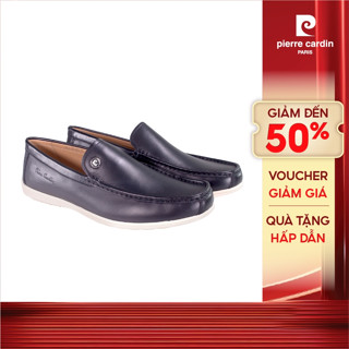 Giày lười nam Pierre Cardin chất liệu da bò cao cấp, thiết kế thời trang, đế cao su 523 chính hãng