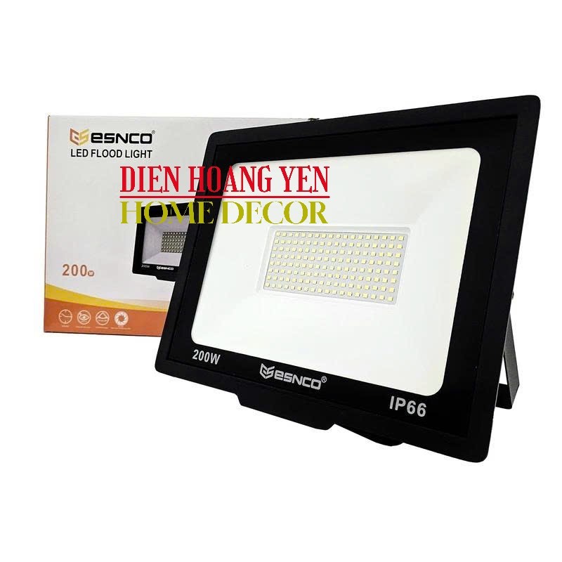 Đèn pha led ngoài trời điện 220v công xuất 50W,100w,200w 300w ESNCO chiếu sáng biển quảng cáo nhà xư