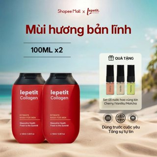 Combo 2 chai Dung dịch vệ sinh Nam giới Lepetit, gel vệ sinh, khử mùi vùng kín - 100ml