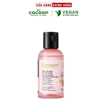 Trial size - Nước tẩy trang sen Hậu Giang Cocoon 50ml Mỹ phẩm thuần chay