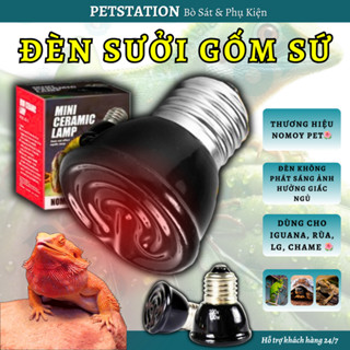Đèn Sưởi Đêm Nomoy Pet Loại Sứ Cao Cấp 50W–150W, Giúp Giữ Ấm Cho Pet, Rùa, Chó, Mèo