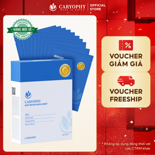  Hộp 10 miếng mặt nạ phục hồi da Caryophy 25gx10  Caryophy Skin Repair Mask Sheet 25g x 10  