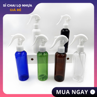 Chai Nhựa Pet Vòi Bóp Xịt Phun Sương (Cò Súng) 100ml – 300ml Dùng Chiết Đựng Dung Dịch Du Lịch