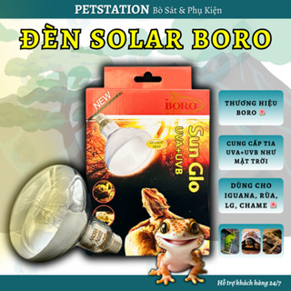  Đèn Solar BORO Uva Uvb 75W-150W – Đèn Sưởi Ấm Cho Bò Sát Rùa Kỳ Nhông Trăn 