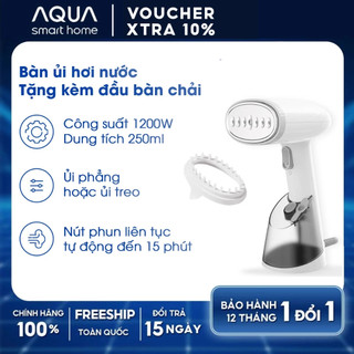  Bàn ủi hơi nước cầm tay Aqua SH2502R 250ml nút phun tự động đèn cảnh báo - Bảo hành 12 tháng 