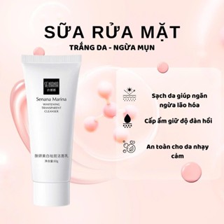 Sữa Rửa Mặt Ngừa Mụn Dưỡng Trắng Da, Rửa Mặt Cấp Ẩm Bổ Sung Dưỡng Chất Nuôi Dưỡng Da Mịn Màng