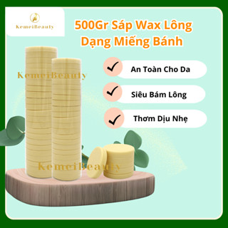 500g Sáp wax lông dạng viên cao cấp - Wax lông nóng - Tặng kèm que gỗ