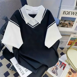  Áo thun polo nam nữ PL-401 PTH – Chất poly cao cấp phối cổ sơ mi & viền V cá tính form chuẩn 3 màu đen – xám – trắng 