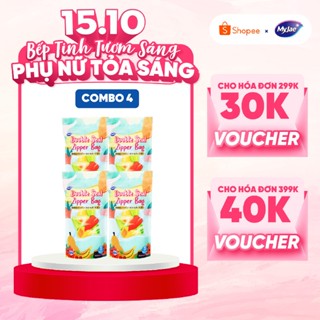 Combo 4 Túi Zip Đựng Thực Phẩm MyJae size S (20 cái)