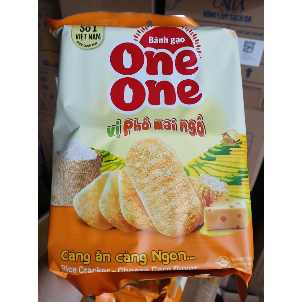 Bánh gạo  One One vị Phô Mai Ngô 118g.