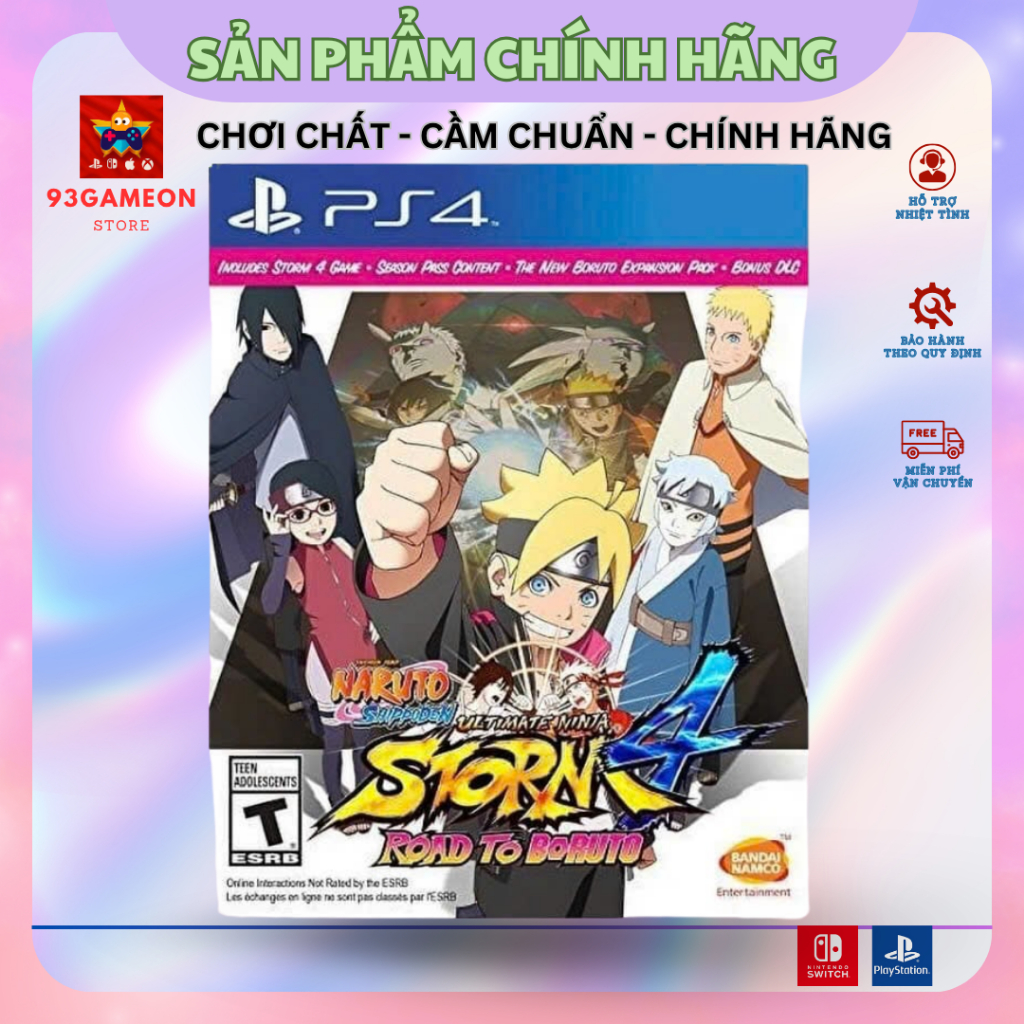 Đĩa Game PS4 Naruto Shippuden: Ultimate Ninja Storm 4 Road to Boruto