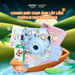 COMBO BOX Máy Ảnh Chụp Lấy Liền Fujifilm Instax Mini 12 - Bảo Hành 1 Năm (Có Kèm Film)