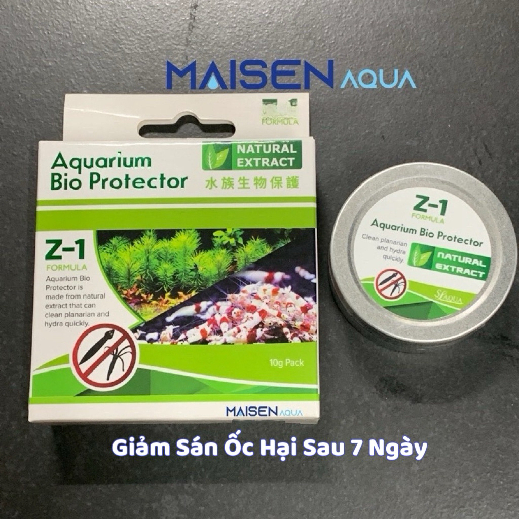 1Liều Hỗ Trợ Xử Lý Sán Thảo Mộc Loại Bỏ Sán Thủy Tức Ốc Hồ Cá Tép-SL-Aqua Z-1 Aquarium Bio Protector
