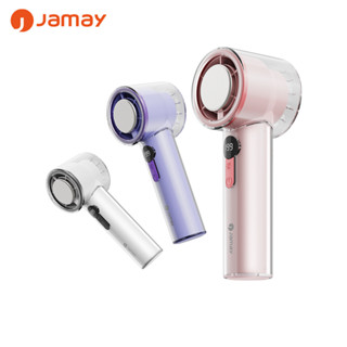 Quạt tích điện mini Jamay Fan FS6 - 8000mAh 20H - Làm lạnh - Vỏ hoàn toàn trong suốt - Turbo Quạt