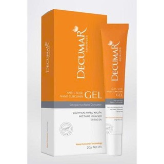 Gel  Decumar Advanced hỗ trợ ngừa mụn, mờ thâm, tái tạo da, dưỡng sáng da, mờ sẹo 20g