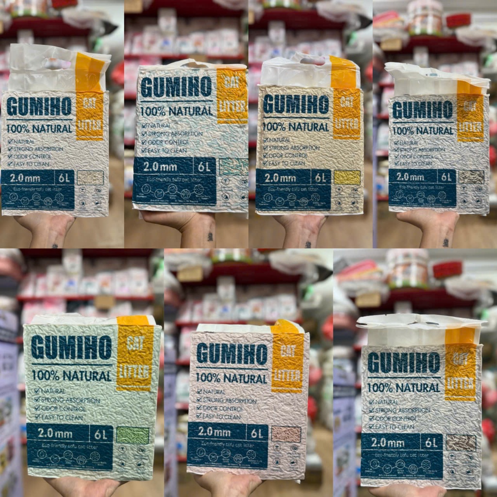 Cát ĐẬU NÀNH Gumiho 6L cho mèo