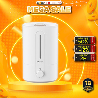 Máy phun sương tạo độ ẩm 5L Bear JSQ-F50M1, CS 25W, tiếng ồn thấp, làm mát không khí, BH 18 tháng