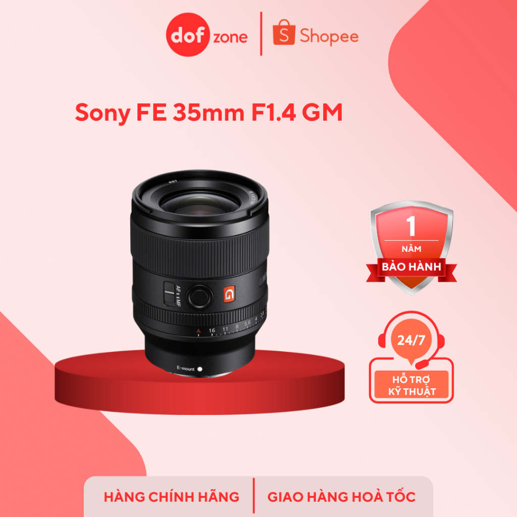 SONY FE 35MM F1.4 GM (SEL35F14GM) | CHÍNH HÃNG