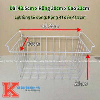    COMBO GIÁ TỐT   Rổ Tủ Đông Rổ Lưới Sắt Đựng Thực Phẩm Trong Tủ Lạnh Rổ Lưới Đựng Đồ Đa Năng - RỔ NHÚNG NHỰA CAO CẤP 