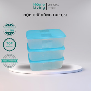 Hộp Trữ Đông TUPPERWARE 1.5L ( Lẻ Không Hộp) Màu Ngẫu Nhiên, Hộp Đựng Thực Phẩm Cấp Đông Lớn