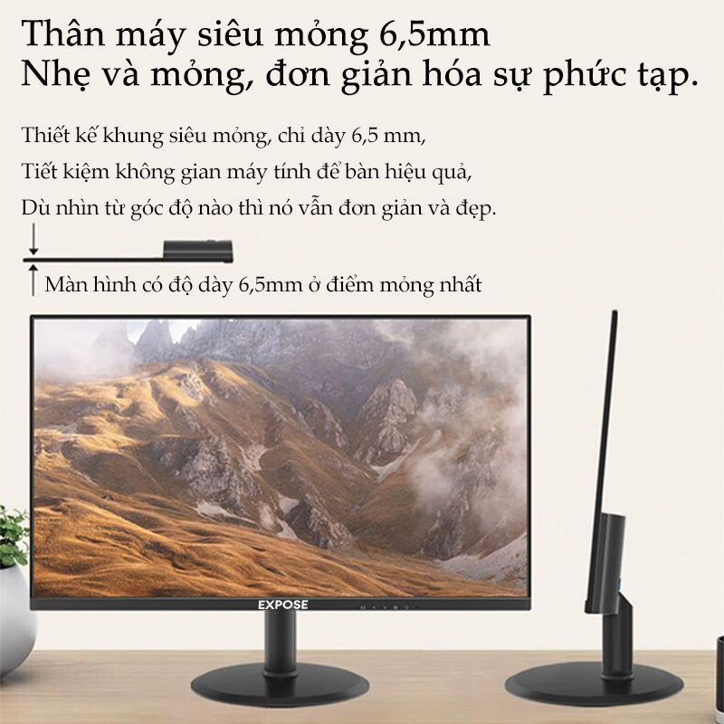 Màn Hình 22" IPS Chuyên Văn Phòng | 75Hz Mượt Mà - Phản Hồi 1ms | Bảo Vệ Mắt Tích Hợp | BigBuy360 - bigbuy360.vn