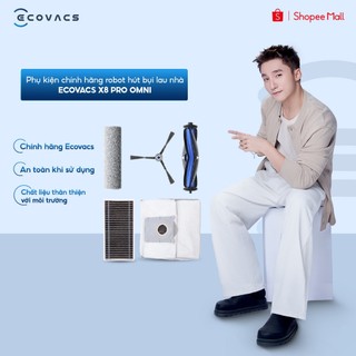  Phụ kiện chính hãng robot hút bụi lau nhà Ecovacs X8 Pro Omni | Chổi cạnh | Chổi chính | Con lăn | Bộ lọc | Túi rác 
