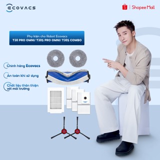 Phụ kiện cho Robot Ecovacs T30 PRO OMNI/ T30S PRO OMNI/ T30S COMBO | Bộ lọc | Giẻ lau | Chổi chính | Chổi cạnh | Túi
