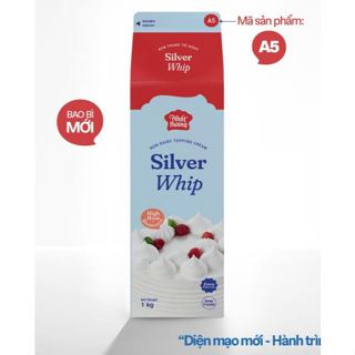 Kem Trang Trí Bánh Silver Whip 1Kg