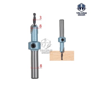 Mũi Khoan Mồi Âm Vít Tideway 3 x 8 mm