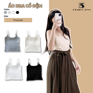  Áo Bra Nữ 2 Dây Có Mút Mặc Trong Sơ Mi Dễ Phối Đồ TwentyFive Fashion – 5798 