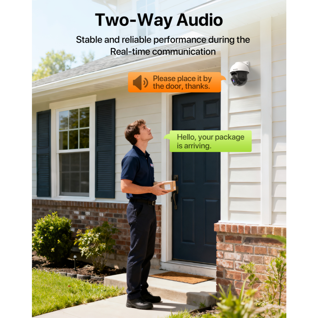 Camera WiFi Tenda Ngoài Trời RH3/RH7 FHD 1080P/3MP/5MP/2K, Quay Quét 360 Độ, Tích Hợp Công Nghệ AI | BigBuy360 - bigbuy360.vn