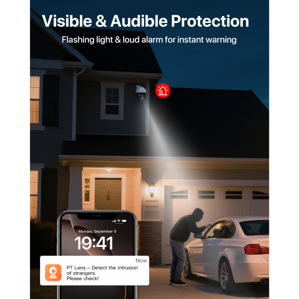 Camera WiFi Tenda Ngoài Trời RH3/RH7 FHD 1080P/3MP/5MP/2K, Quay Quét 360 Độ, Tích Hợp Công Nghệ AI | BigBuy360 - bigbuy360.vn