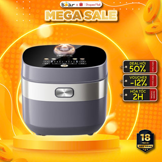 Nồi Cơm Điện Đa Năng Bear DFB-D40N1, 4L, 800W, 12 Chức Năng, Lòng Nồi chống dính 6 Lớp, BH 18 Tháng