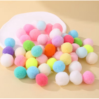SỈ Túi hạt Pom Pom màu pastel trang trí cây thông hoa lá trang trí nhà cửa