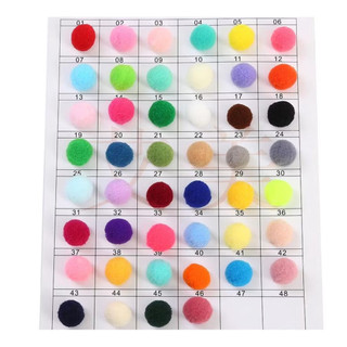 SỈ Túi hạt Pom Pom màu pastel trang trí cây thông hoa lá trang trí nhà cửa