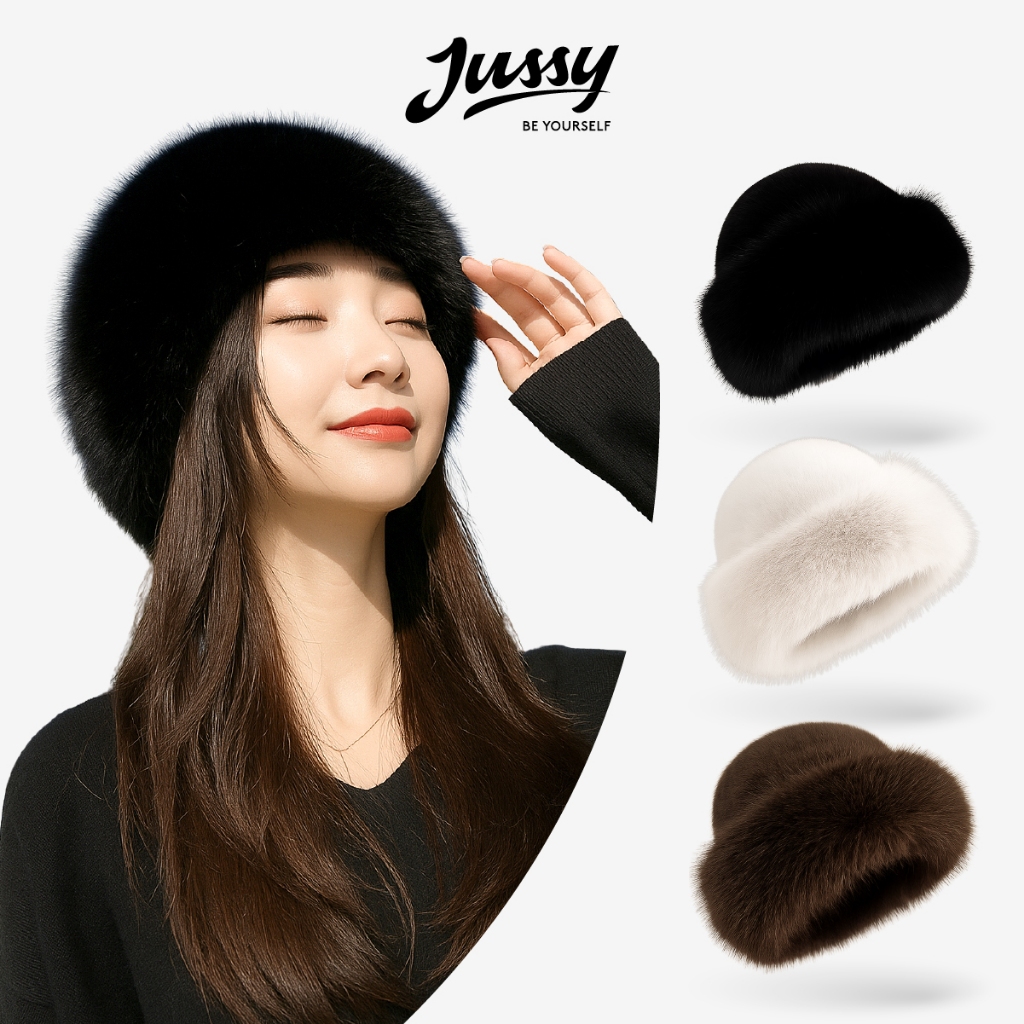 Mũ Len Lông Mịn Dày Giữ Ấm JML10 Jussy Official Mũ Len Mùa Đông Nữ Hàn Quốc Mềm Mại Siêu Ấm Phong Cách Retro | BigBuy360 - bigbuy360.vn