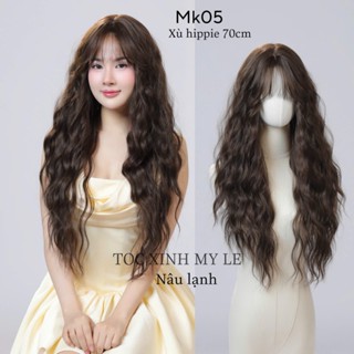  Tóc Giả Dệt Kim Nguyên Đầu Mk05 Thế Hệ Mới  Tặng Lược + Cuốn lô + Dưỡng + Lưới trùm  Tóc Xinh Mỹ Lệ Tóc Nữ 