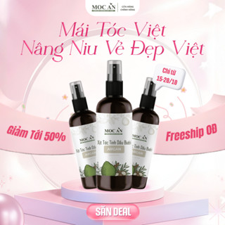 Combo 3 chai Xịt Dưỡng Tóc MOC AN HAIRCARE ORGANIC 2016 - NOW Chiết Xuất Tinh Dầu Vỏ Bưởi Da Xanh & Argan 120ml