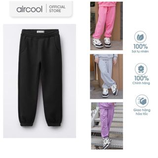  Quần nỉ bé gái bé trai Aircool mềm đẹp dáng thể thao cho Bé-QDBG02 