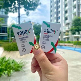(Mẫu mới) Dầu nóng thông mũi Vapex Thái Lan 5ml, Dầu gió Vapex giảm nghẹt mũi, đau mỏi hàng nội địa Thái Lan