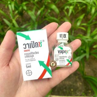 (Mẫu mới) Dầu nóng thông mũi Vapex Thái Lan 5ml, Dầu gió Vapex giảm nghẹt mũi, đau mỏi hàng nội địa Thái Lan