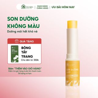 Son Dưỡng Môi Gạo Không Màu Ngăn Ngừa Nút Nẻ Thâm Môi Làm Son Lót Trang Điểm Cỏ Mềm 3,5gr