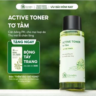 Active Toner Tơ Tằm Dưỡng Ẩm Cho Da Cỏ Mềm 150ml