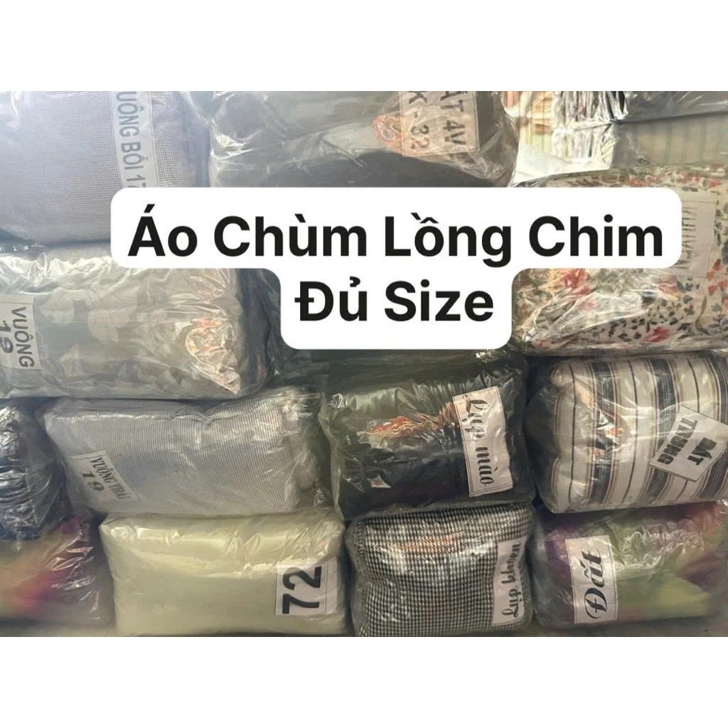 ÁO LỒNG CHIM LỒNG TRÒN ĐẦY ĐỦ KÍCH CỞ