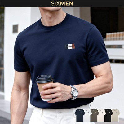 Áo thun nam TSHIRT ITA SIXMEN cổ tròn vải cotton cao cấp co giãn 4 chiều, thoáng mát, thanh lịch