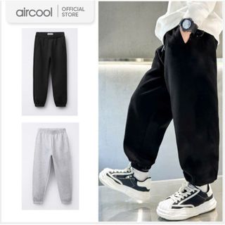  Quần jogger bé trai bé gái nỉ da cá Aircool  quần nỉ bé trai bé gái dáng thể thao khoẻ đẹp-QDBT05 