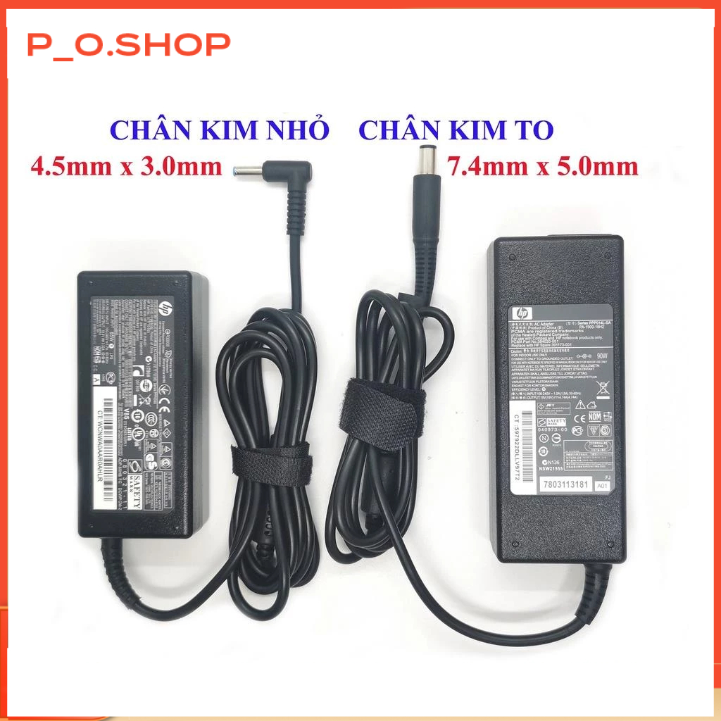 【🔥Rẻ】Sạc Laptop HP 65W/90W - Sạc HP Chân Nhỏ Chân To Chân Type C - Sạc Máy Tinh HP
